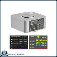 شارژر هاب و تستر 10 پورت فست و وایرلس شارژ هوشمند مکانیک | hub charger 10 port and tester charging fast and wireless smart charging mechanic X Power Plus