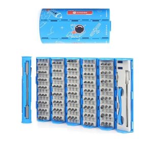 پیچ گوشتی شارژِی سانشاین مدل SS-5120 همراه مجموعه 128 عددی