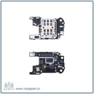 برد سیم (کانکتور سیم کارت) و میکروفون هوآوی پی 30 پرو | SIM board (SIM card connector) and microphone Huawei P30 Pro